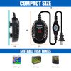 FREESEA Aquarium Fish Tank Heater: 100W Small Submersible Turtle Heater with Adjustable Temperature External Controller for Betta | Saltwater | Freshwater | 10-20 Gallon