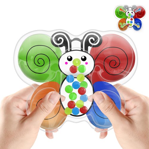 Color Sorting Toys Sensory Toys, Fine Motor Skill Learning Gifts for Preschool, Color Matching Activities Educational Calm Down Montessori Toys for Kids, Butterfly Shaped Sensory Toys for Toddlers