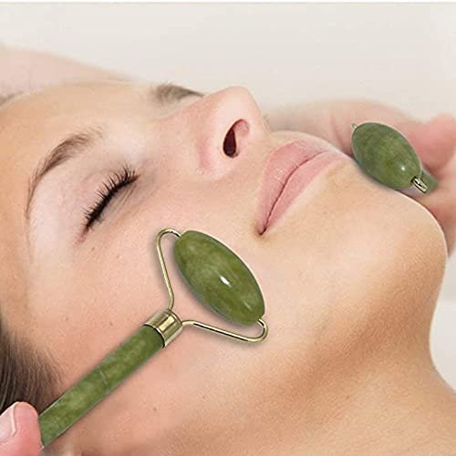 Green Jade Roller For Face Beauty
