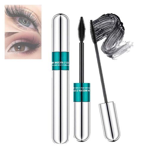 4D Lash Black Mascara - Lashes Mascara for Longer Waterproof Long-Lasting Natural Lengthening and Thickening Effect