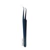 Alluring TITANIUM BLUE Tweezers for Eyelash Extension for Volume Lashes 3D, 5D & 6D lashes Semi Curved
