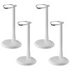 NUOBESTY Doll Stands Display Holder Figures Display Rack Doll Bracket Support Teddy Bear Stand Birthday Party Favor for Kids Girls White 30cm 4pcs