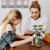 wriyvngs Street View Mini Building Blocks Coffee House Shop Store Building Kit Simulation Construction Educational Creative Toy for Boys Girls Age 8+ 1025 pcs