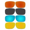 Acompatible 4 Pair Replacement Polarized Lenses for Oakley Holbrook Sunglasses Pack P3