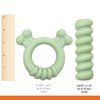 Nylabone Sensory Material Puppy Chew Toy Ring - Puppy Teething Toy for Boredom & Stimulation - Puppy Supplies - Chicken Flavor, Small/Regular (1 Count)
