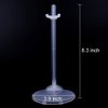 UCanaan 10 Pcs Doll Stands Display Holder for 11.5 Inch Dolls White Transparent Model Support Frame Prop Up Girl Dolls Suitable for 11.8’’ 1/6 Dolls Accessories