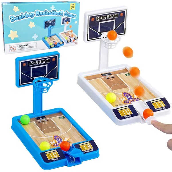 2 PACK Basketball Game Toys, Tabletop Basketball Shooting Game for Kids and Adults, Desk Games for Office for Adult to Reduce Stress, Basketball Party Favors Classroom Prizes for Boys Girls