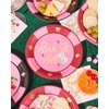 xo, Fetti Feeling Lucky Paper Plates - 24 pcs | Casino Bachelorette Decoration, Vegas Birthday Party Tablescape, Poker Night Bach Decor
