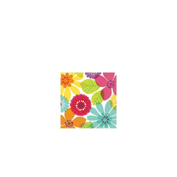 AmscanDay in Paradise Party Beverage Napkins, 7", 16 Ct.