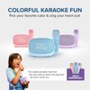 myFirst Voice 2 - Kids Mini Karaoke Machine with Wireless Microphone and Ai Voice Changer for Kids, Portable Bluetooth Speaker, Christmas Toys Gifts for Girls and Boy 3-12 Years Old (Blue)