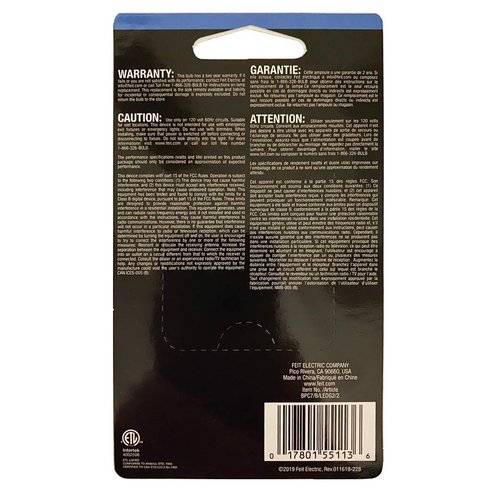 Feit Electric Accent LED Blue Night Light - 2 Pack