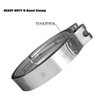 AKIHISA 2.75 Inch V Band Clamp-Stainless Steel_304, for Turbo Exhaust Down pipes Flange Kit, Racing Ford Pickup Truck Exchange Exhaust Accessories