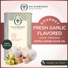 Garlic Olive Oil by Oliviers & Co. | Cold Pressed Extra Virgin Olive Oil and Fresh Garlic | Everyday and Cooking EVOO from Italy | Gourmet Flavored Oil in Tin Can | 250 ml Can