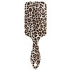 Leopard Cheetah Print Hair Brush Plastic Detangling Brushes Natural Detangler Paddle Hairbrush for Women Men