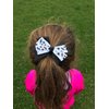 Sportybella - Soccer Hair Accessories Set: Adorable Black and White Soccer Ball Prints - Hair Bows, Ponytail Holders - Gift for Girls Soccer Enthusiasts