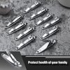12 Pcs Slanted Edge Nail Clippers Metal Side Cuticle Clippers for Nails Cutting Curved Nail Edge Trimmer Cutter Angled Travel Pedicure Manicure Tool