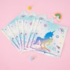 WERNNSAI 50PCS Unicorn Paper Napkins - Unicorn Birthday Party Supplies Disposable Rainbow Dinner Napkins Neon Unicorn Tableware for Kids Girls Princess Fantasy Themed Party
