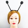 YAXAMING 2 Pcs Halloween Bee Antenna Headband Black Antenna Hair Hoops Animal Headpiece Hairband Hair Bands Women Christmas Cosplay Holiday Festival Parade Wedding Dress Up Birthday Party Accessories