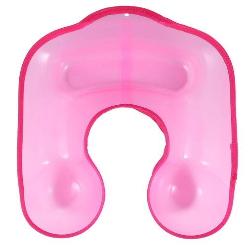 ARTIBETTER Salon Hairdressing Neck Tray Plastic Hair Coloring Shoulder Support Cover Hair Cutting Shoulder Catcher Pink