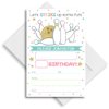 LoaHak Bowling Birthday Invitation, Bowling Invitation, bowling party favors for kids, birthday party invitations. (010)