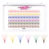 Colored Premade Fans Eyelash Extensions 10D 12mm Professional Colored Individual Lashes Volume Lash Extensions Ponited Base Premade Fans…