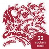 Desert Cactus Washington State University Stickers WSU Cougars Cougs Vinyl Decals Laptop Water Bottle Car Scrapbook11.46x8.9 T1 (Type 1-1)