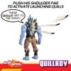 Alter Nation Quillroy Human Porcupine Rhino Bat Hybrid Web Cartoon Dark Horse Comics Graphic Novel Action Figure with Porcupine Projectile Quills & Mini Comic Book Great Gift for Kids 6 & Up