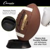 Champion Sports Football Kicking Tee for Kickoff Practice, 1” Black - Ball Holder Tees for Footballs - Kicking Block and Accessories for Adults, Kids, Coaches
