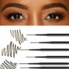 Magik 2-4 Pack Eyebrow Pencil Waterproof Smudge-proof Eyebrow Brush Microblading (Natural Black, 2 Pack)