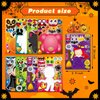 Halloween Sticker for Kids 24 Sheets Make a Face Stickers, Make Your Own Halloween Stickers DIY Mix and Match Halloween Party Games Stickers, Decorating Party Favors Supplies for School Student Awards
