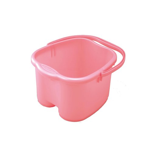 Japanese Foot Bath Soak Tub Foot Detox Massage Spa Bucket, Made in Japan, Pink