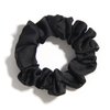 Satin Giant Hair Bow French Barrette Hair Clip Women Hair Accessory (Black)