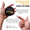 TRENDSTARTER - POMADE PLUS (4oz) - Medium Hold - Medium Shine - Premium Flake-Free Water-Based Premium Hair Styling Gel Product for All Hair Types - All-Day Reliability