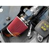RED 6" 152 mm Inlet Truck Cold Air Intake Cone Replacement Performance Washable Clamp-On Dry Air Filter (8" Tall)