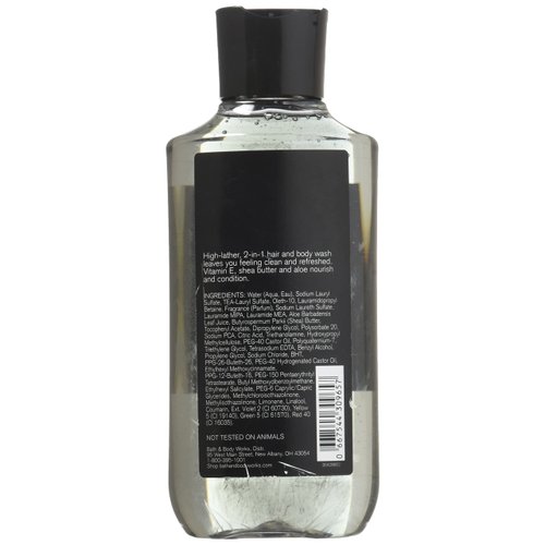 Bath & Body Works, Signature Collection 2-in-1 Hair + Body Wash, Noir For Men, 10 Ounce