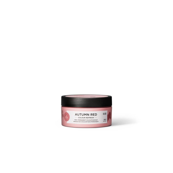 Maria Nila Colour Refresh, Autumn Red 3.4 Fl Oz, Red Hair Mask, Semi-Permanent Pigments, 100% Vegan & Sulfate/Paraben free