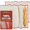Walfos Bakers Couche and Proofing Cloth, 2PCS（29" X 17" ） 100% Cotton Fabric for Bread Dough Baking Shaping Tool for Baguettes, Loaves and Ciabatta