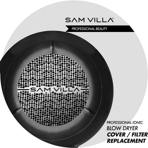 Sam Villa Signature Series Ionic Professional Hair Dryer Replacement Cover With Mesh