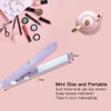 Hair Straightener, Hair Straightener and Curler 2 in 1, Mini Bangs Hair Straightener Beauty Flat Iron Heating Curler Ceramic Tourmaline Ionic Flat Iron Hair Straightener ()