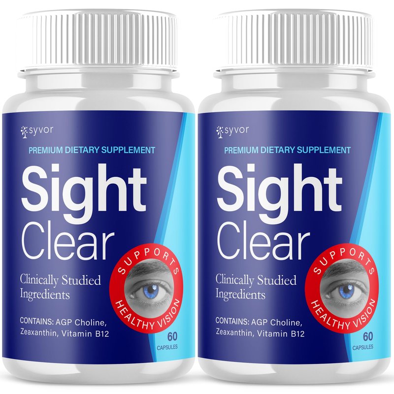 (2 Pack) Sight Clear Capsules, Official Sight Clear 20/20 Vision Vitamin Pills, Eye Health Suppor...