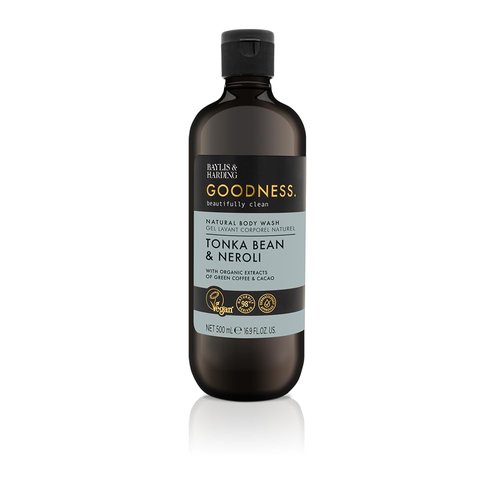 Baylis & Harding Liquid Body Wash Soap, Goodness, Tonka Bean & Neroli, 16.9oz/500ml