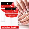 MOLILON 1440pcs French Tip Nail Stickers French Tip Guides French Manicure Strips Nail Design Sticker Nail Stencil for Nail Art French Tip Tool (Individual Packing, 30 Sheets)