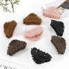 AMCAMI 8 Pcs Big Matte Hair Claws - 3.7 Inch Jumbo Neutral Color Clips for Thick Banana Hair, Cute Accessory for Women and Girls