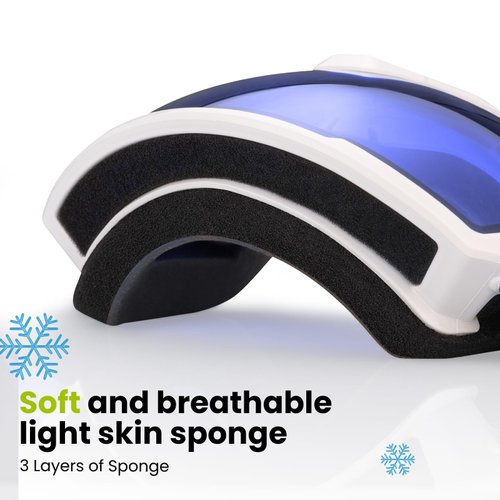 OutdoorMaster Kids Ski Goggles, Snowboard Goggles - Snow Goggles for Kids,Youth with Anti-Fog 100% UV Protection Spherical Lens - Bluebird Day