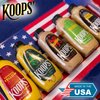 Koops' Organic Spicy Brown Mustard – Bold and Brown Mustard Sauce, Gluten-Free, Kosher, USDA Certified Organic, Made in USA, From Quality Mustard Seeds – 12 Oz, Pack of 1