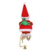 RUIXIA Christmas Electric Singing Santa Claus Dolls Climbing Rope Ladder Musical Plush Toys Twerking Tree Hanging Ornaments Dancing Figure Xmas Birthday Gifts Home Decorations