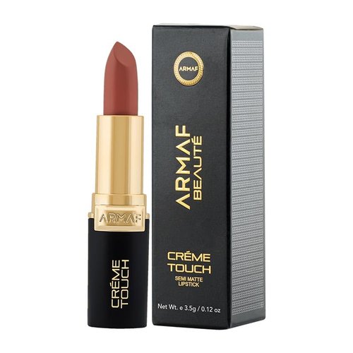 Armaf Beauté Crème Touch Bullet Lipstick - Matte Lipstick For Women, Enriched With Shea Butter | Cocoa