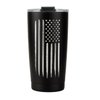 Military Gift Shop 20oz American Flag Tumbler, Double-Walled Insulated Steel USA Coffee Mug with Lid | American Flag Gifts | Disabled USMC Veteran Owned SMALL Business