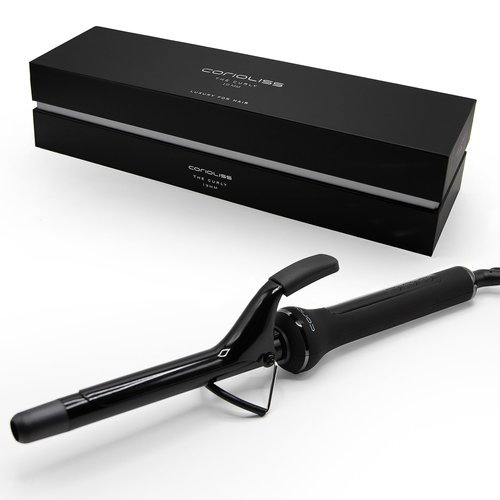 CORIOLISS | The Curly | Hair Curler Machine for Women | Hair Crimper for Long and Short Hair | Ceramic Professional Conical Barrel with Temperature Control 19 MM