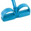 Fitness Gum 4 Tube Resistance Bands Latex Pedal Exerciser Sit-up Pull Rope Expander Elastic Bands Yoga Equipment Pilates Exercise (Blue)